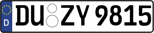 DU-ZY9815