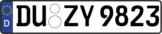 DU-ZY9823