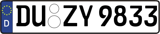 DU-ZY9833