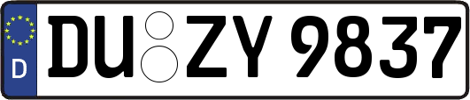 DU-ZY9837