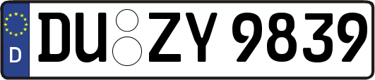DU-ZY9839