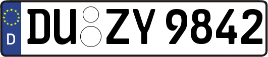 DU-ZY9842