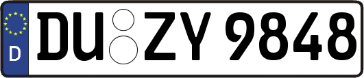 DU-ZY9848