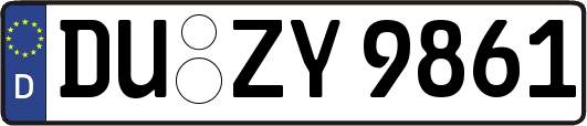 DU-ZY9861