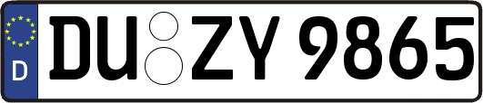 DU-ZY9865