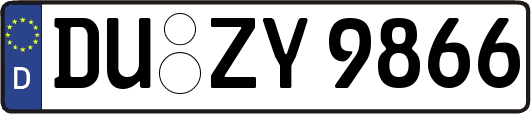 DU-ZY9866