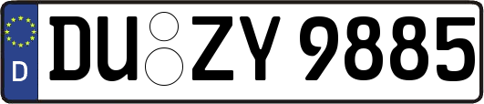 DU-ZY9885