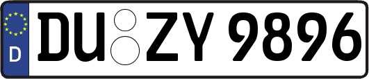 DU-ZY9896