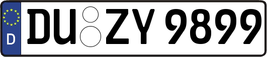 DU-ZY9899