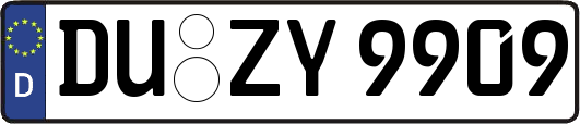 DU-ZY9909