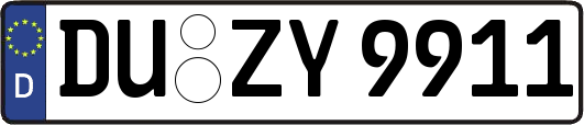 DU-ZY9911