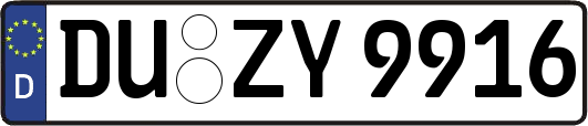 DU-ZY9916