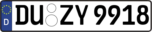 DU-ZY9918