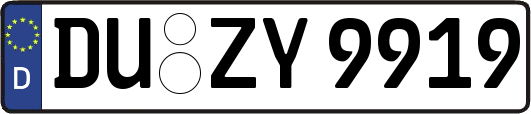 DU-ZY9919
