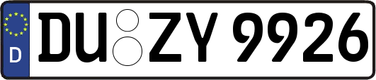 DU-ZY9926