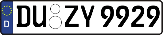 DU-ZY9929