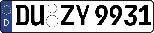 DU-ZY9931