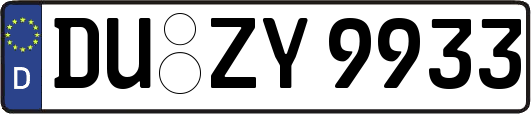 DU-ZY9933
