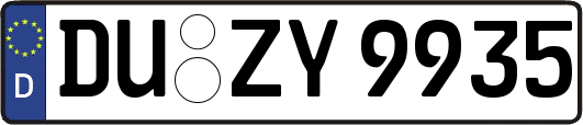 DU-ZY9935