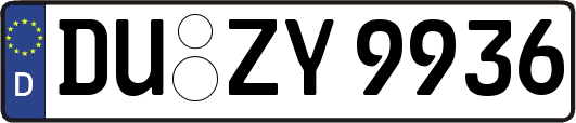 DU-ZY9936