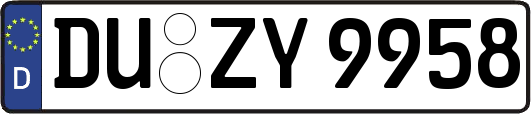 DU-ZY9958