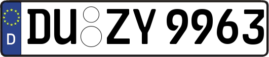 DU-ZY9963