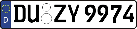 DU-ZY9974
