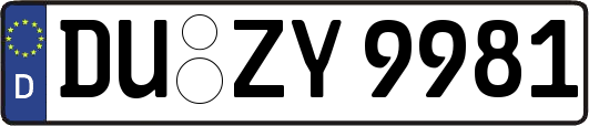 DU-ZY9981
