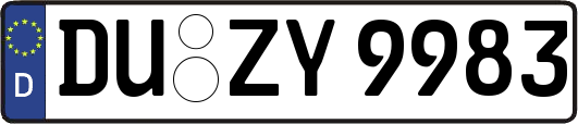DU-ZY9983