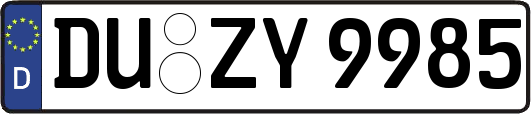 DU-ZY9985