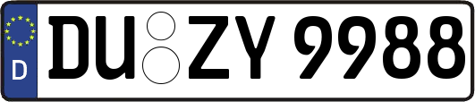 DU-ZY9988