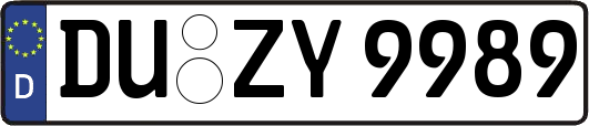 DU-ZY9989