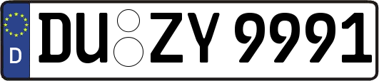 DU-ZY9991