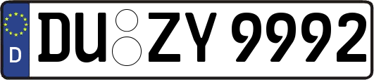 DU-ZY9992
