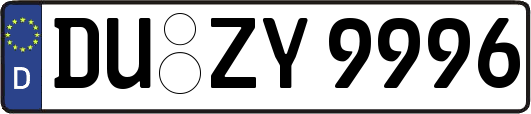 DU-ZY9996