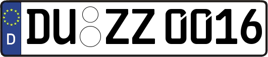 DU-ZZ0016