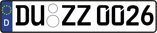 DU-ZZ0026