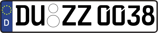 DU-ZZ0038
