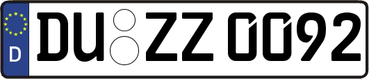 DU-ZZ0092