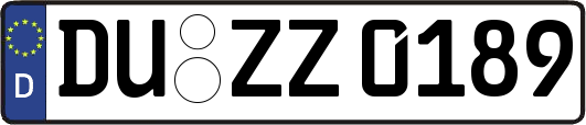 DU-ZZ0189