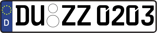 DU-ZZ0203