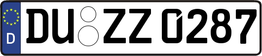 DU-ZZ0287