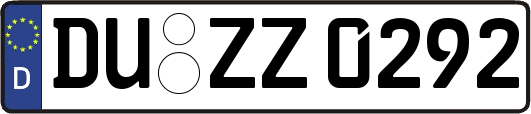 DU-ZZ0292