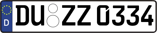 DU-ZZ0334