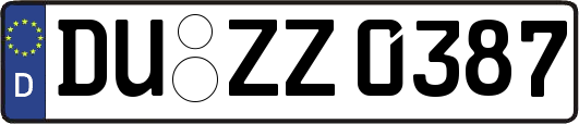 DU-ZZ0387