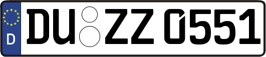 DU-ZZ0551