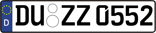 DU-ZZ0552