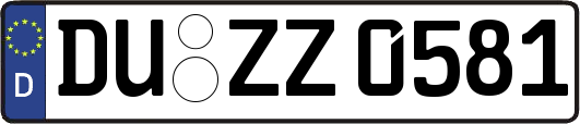 DU-ZZ0581