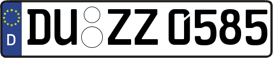DU-ZZ0585