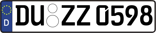 DU-ZZ0598